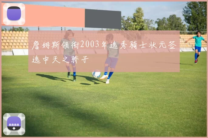 詹姆斯领衔2003年选秀骑士状元签选中天之骄子