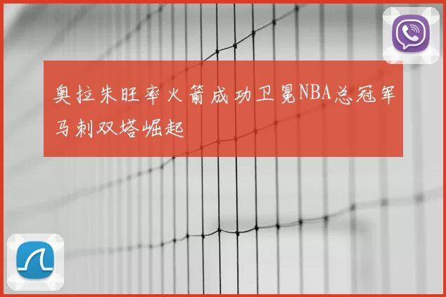 奥拉朱旺率火箭成功卫冕NBA总冠军马刺双塔崛起